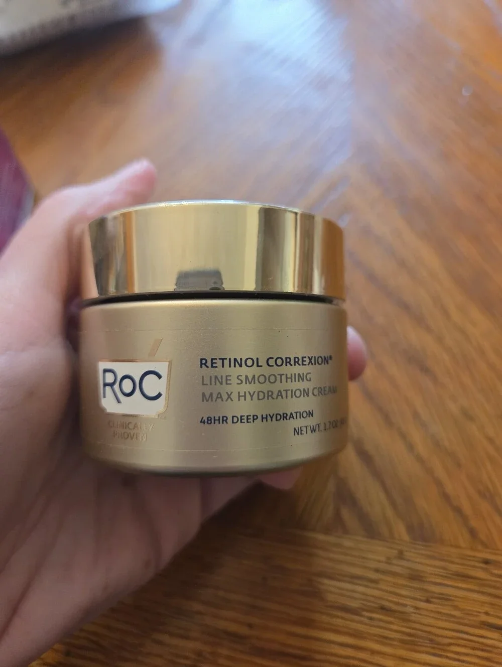 RoC Retinol Correxion Line Smoothing Max Hydration Cream 3.4 oz 100ml